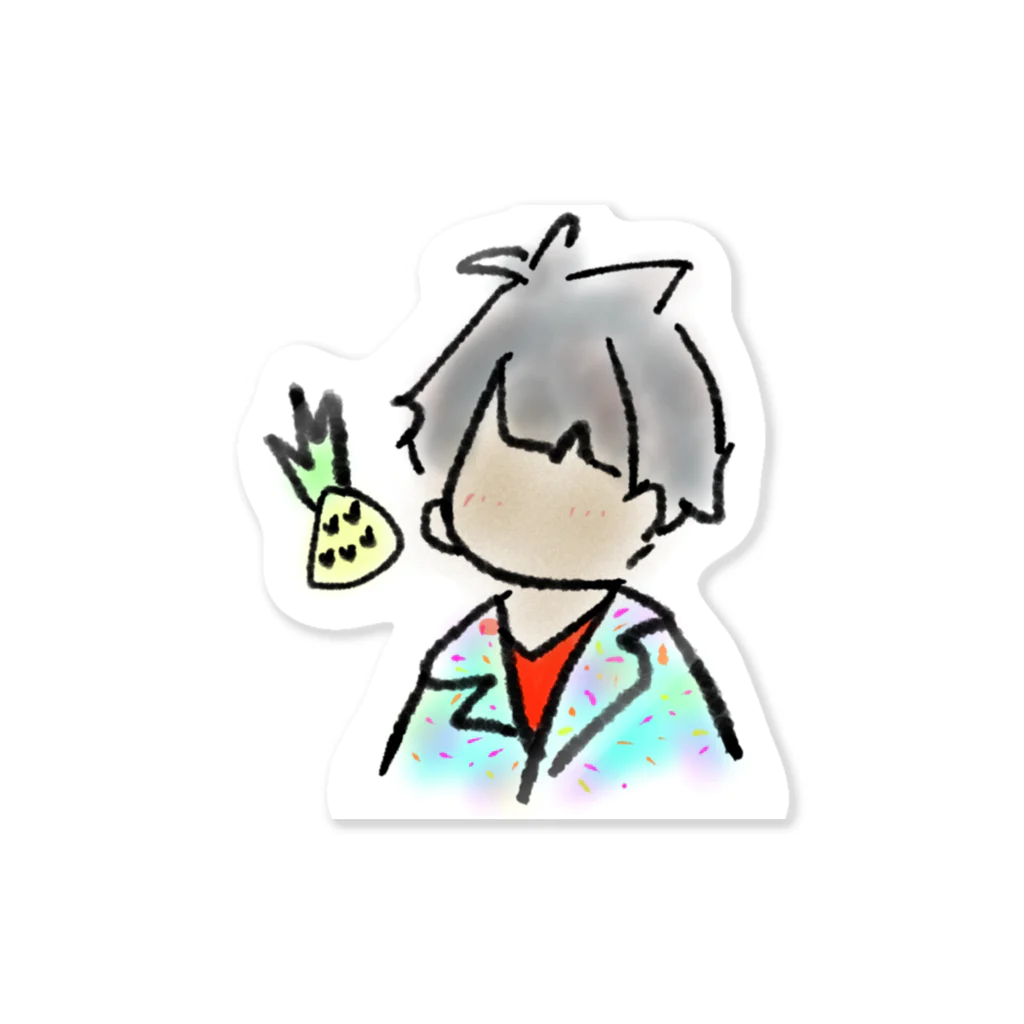 ふぁんきーずのアロハ男子 Sticker