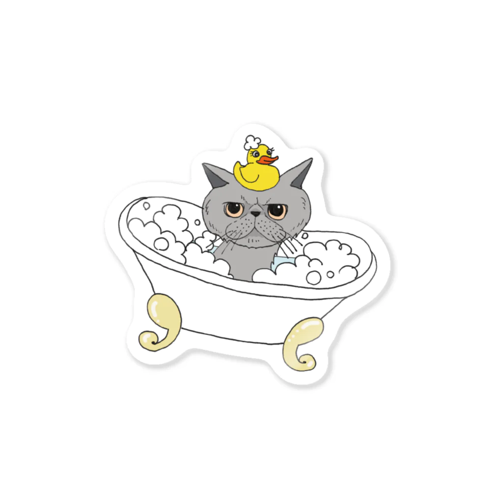 OGNdesignの猫　ねこ　NO.33 Sticker