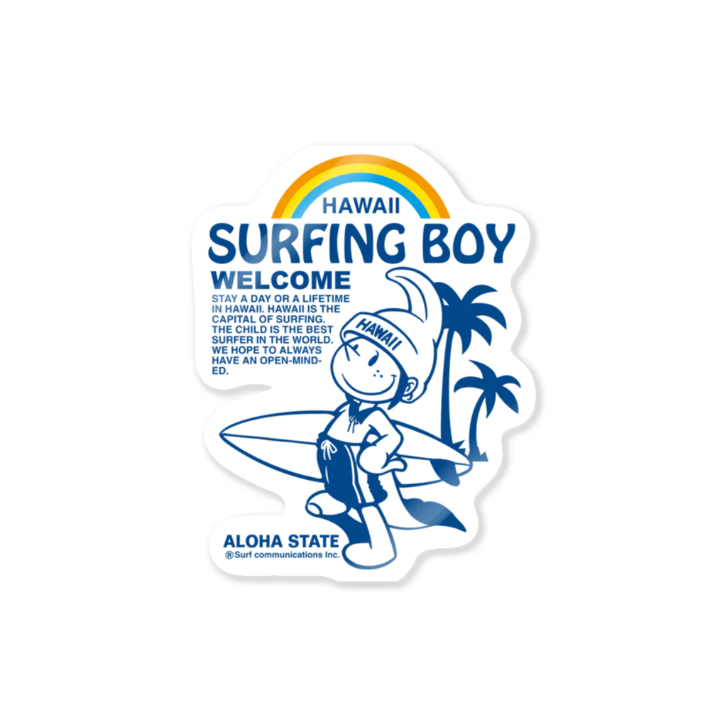 Surfing Boy ShopのSurfing Boy ステッカー ステッカー