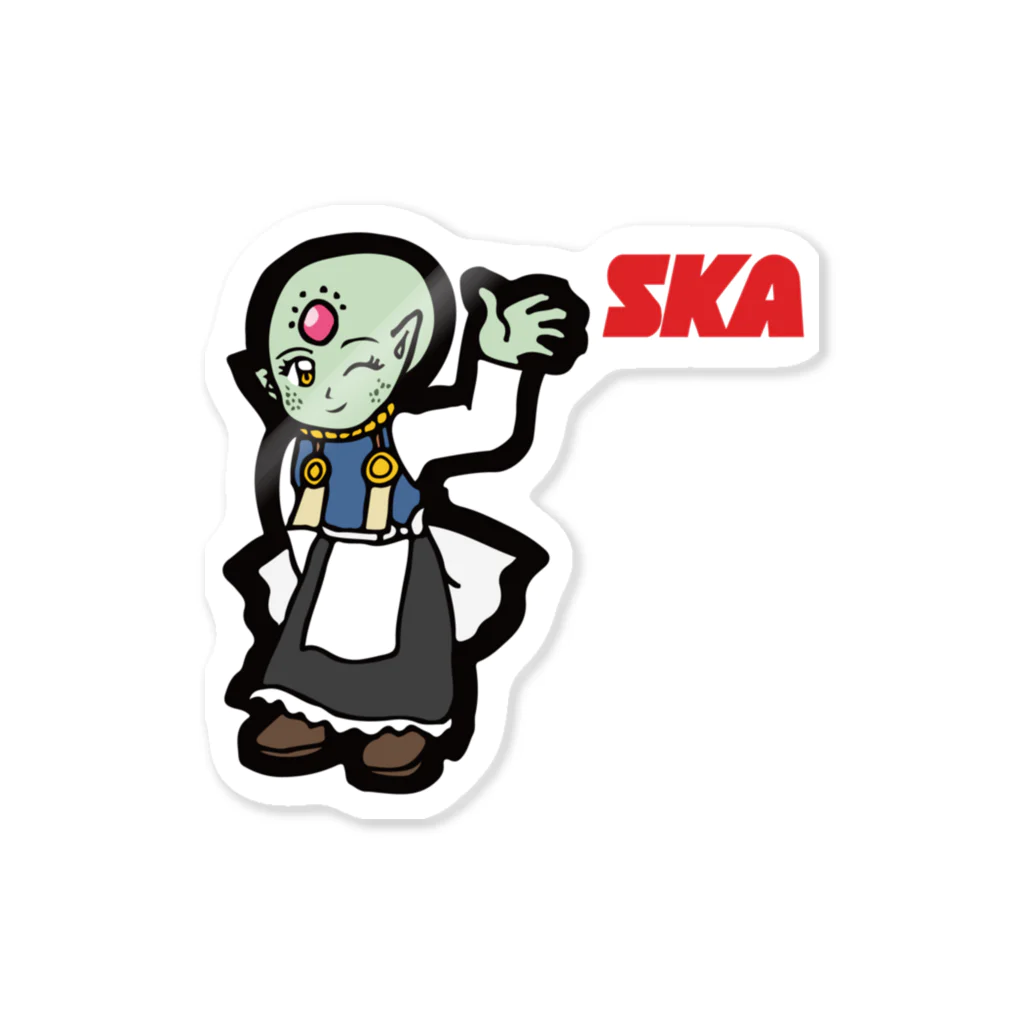 Shinta_garageのSKA-Princess Sula Sticker