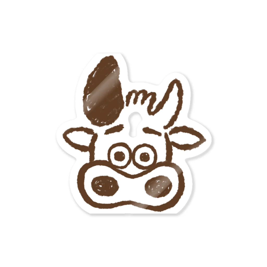 やまだ SIRCARS staff🐮🌱の三宿のテイクアウト店SIRCARSの公式キャラクターモービーグッズ Sticker