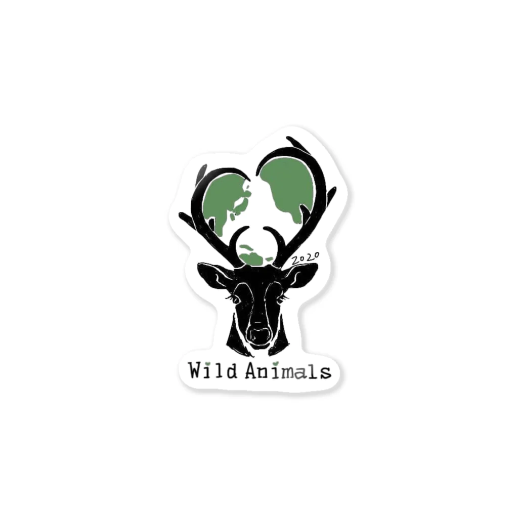 Wild Animals [公式]のStickers [Wild Animals公式ロゴ] ステッカー