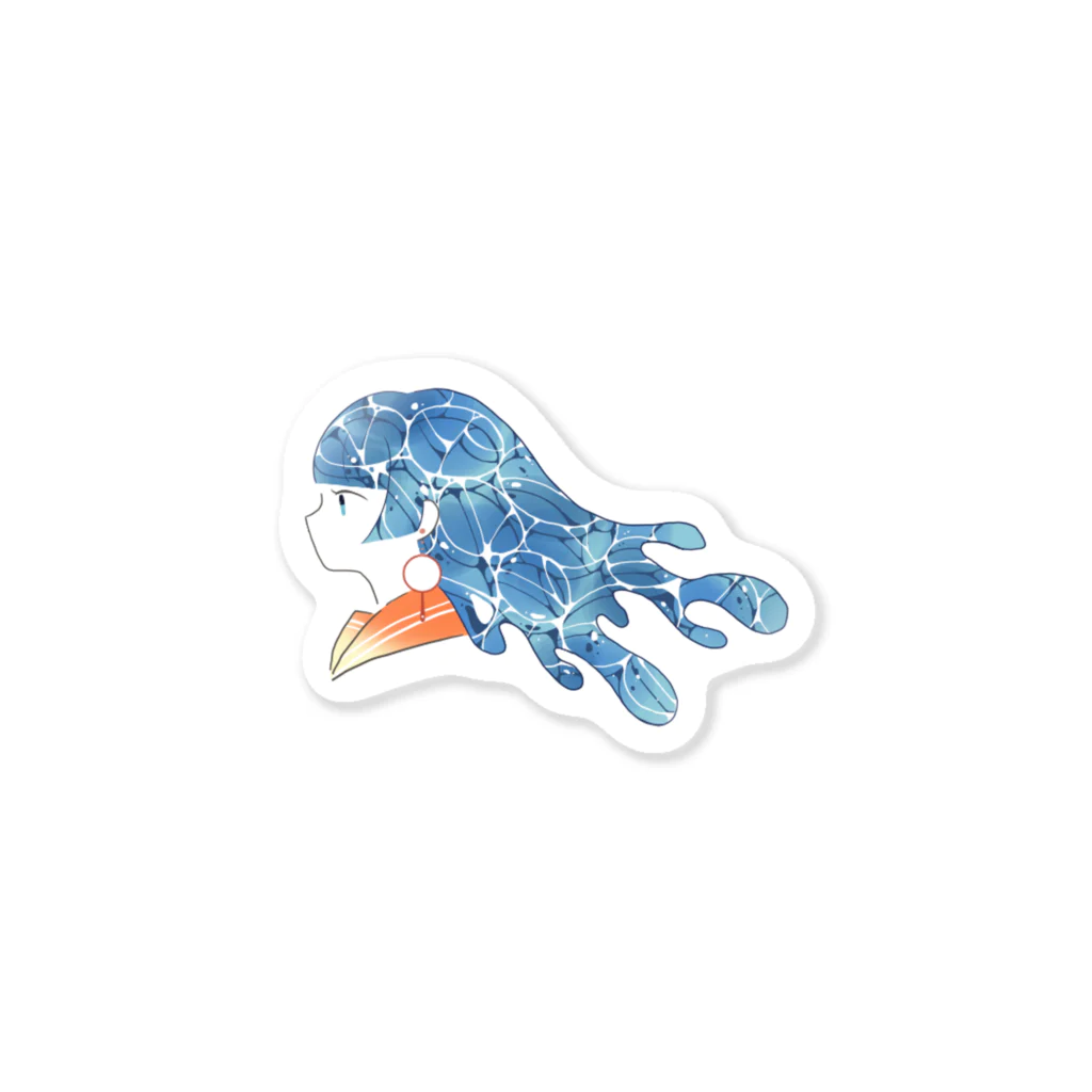 ARIOの夏の少女 Sticker