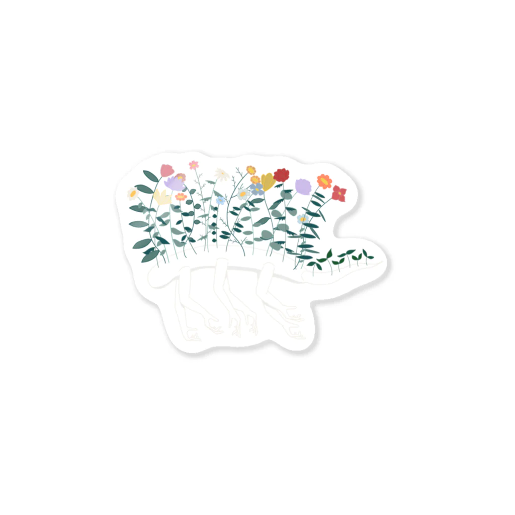 しろくま屋さんのリクウミシダ Sticker