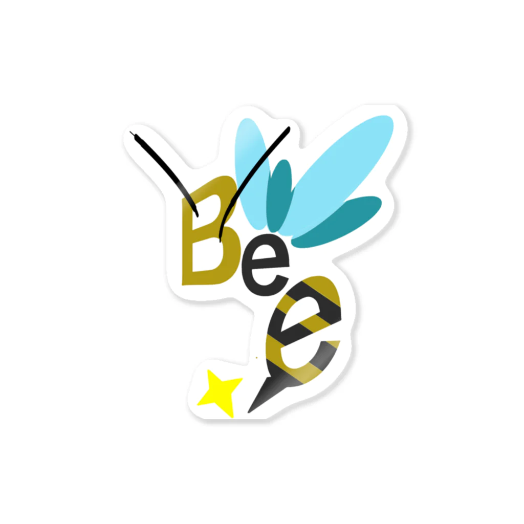 ハーフなお店のBee(蜂) Sticker