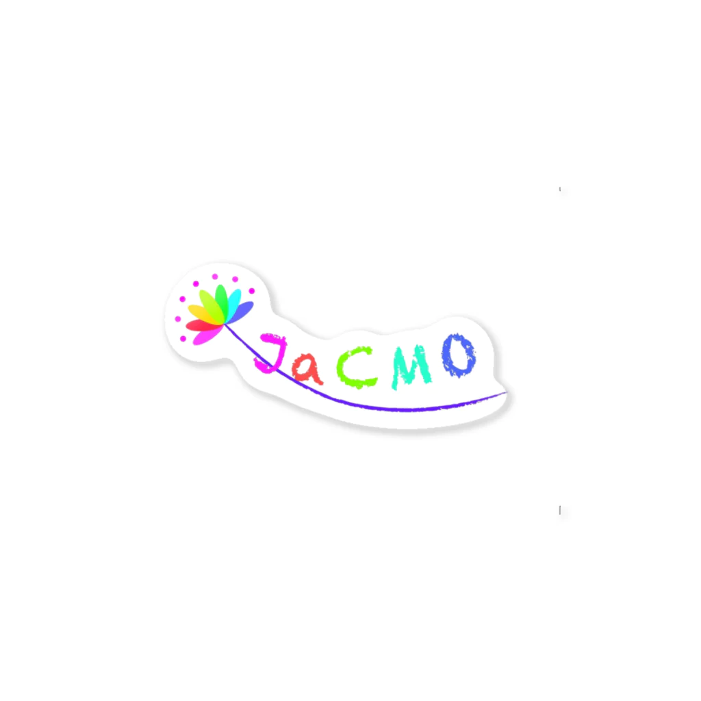 JaCMO応援ショップのJaCOM オリジナルロゴ入り ステッカー