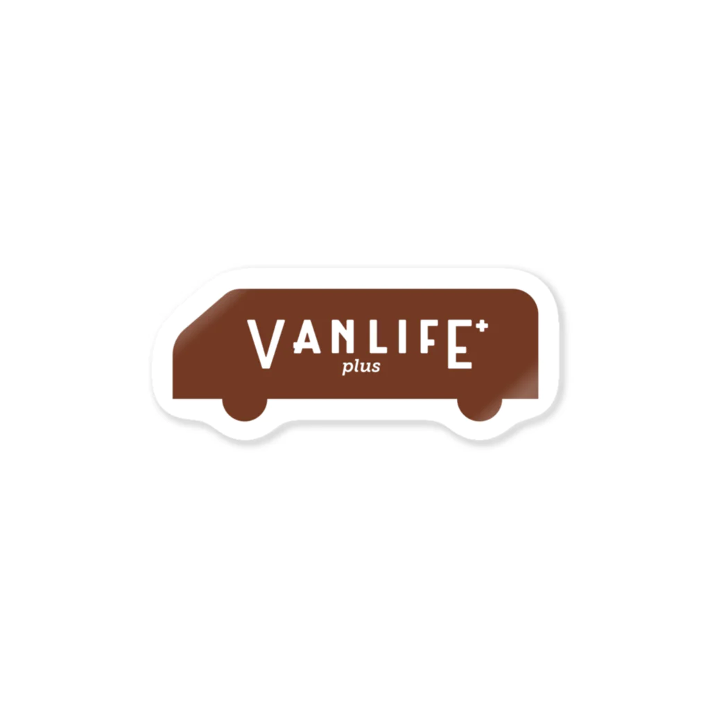 vanlife plusのvanlife plus_logomark01 ステッカー