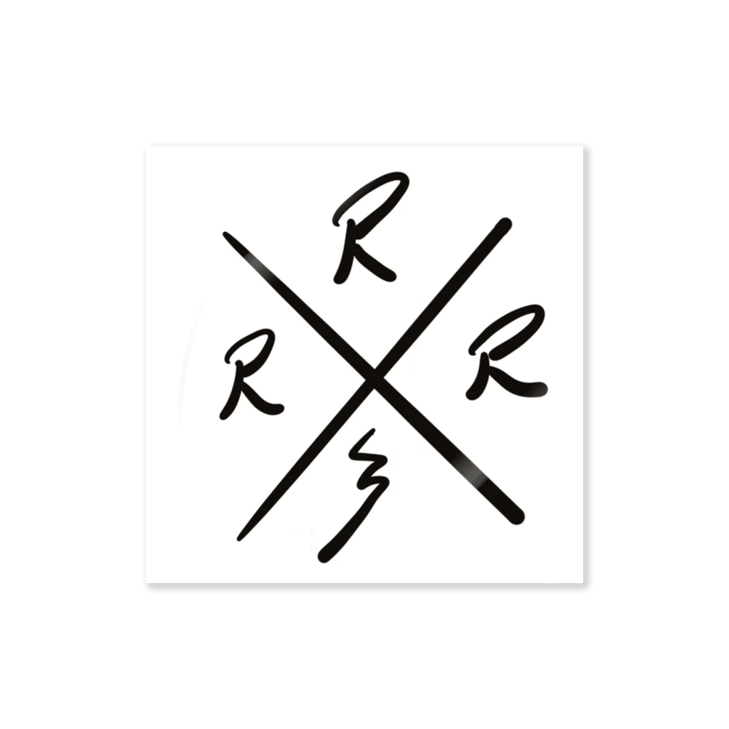 R×R×Rの手書きロゴ Sticker