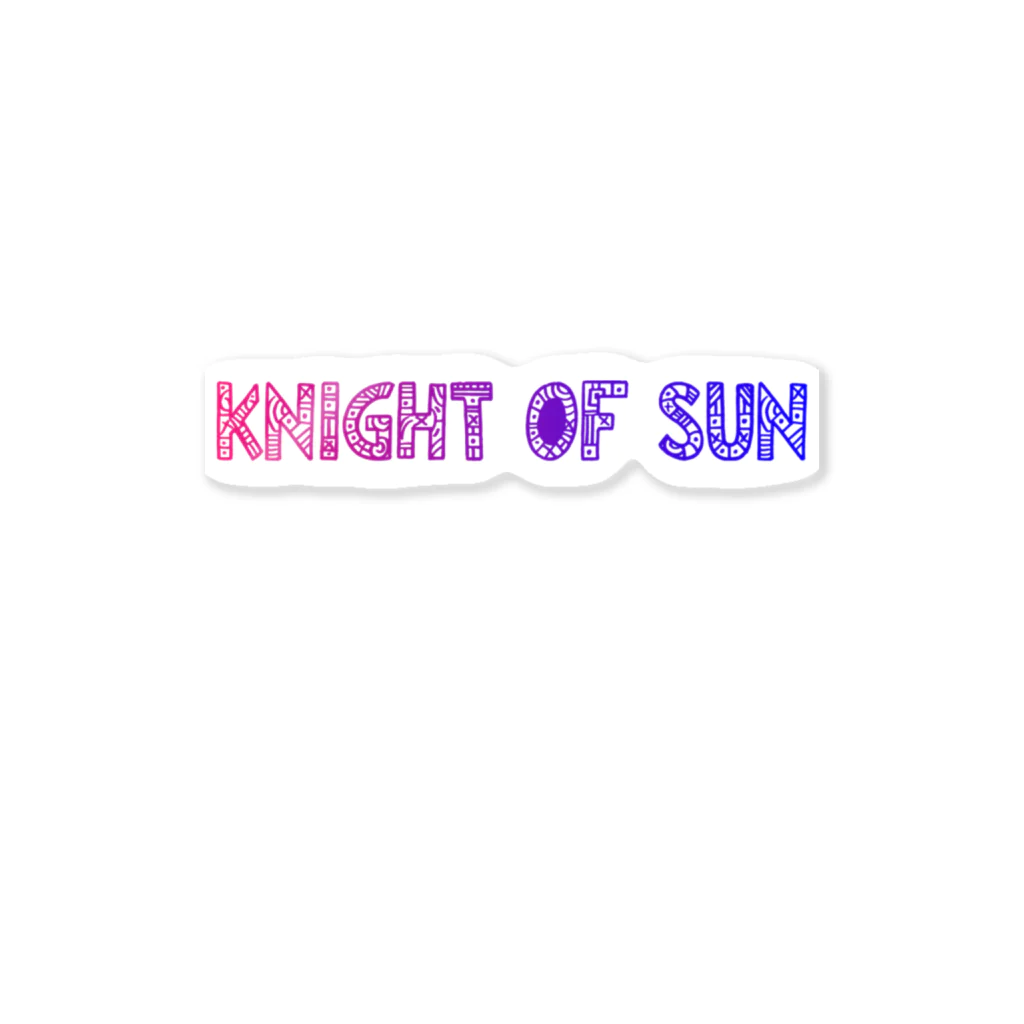 knight-of-sunの大切なものに貼るべきステッカー！！ Sticker