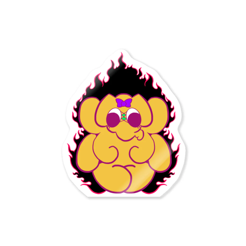 PINKIE JUNKIEのゆるふわガネーシャ【巌】 Sticker