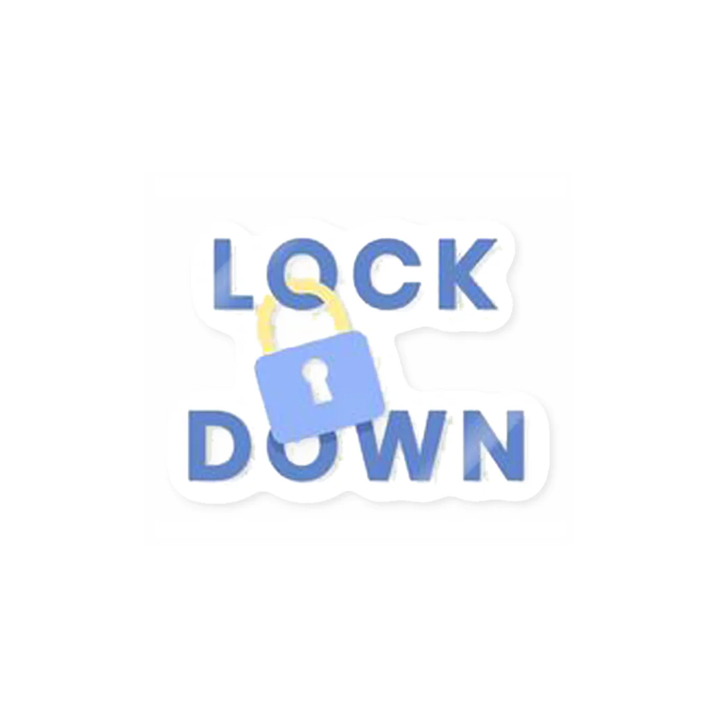 JeanのLock Down  Sticker