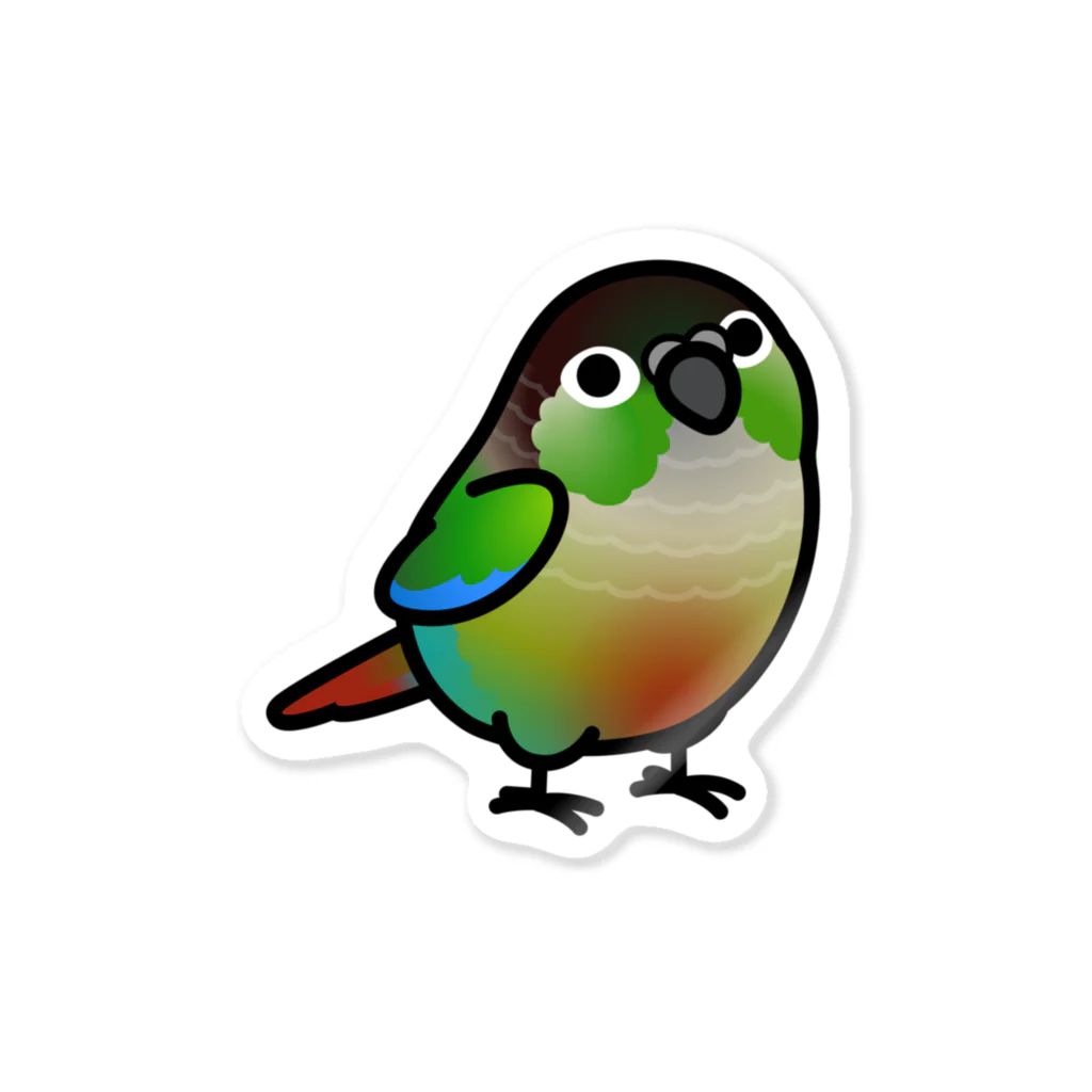 Cody the LovebirdのChubby Bird ホオミドリウロコインコ　 Sticker