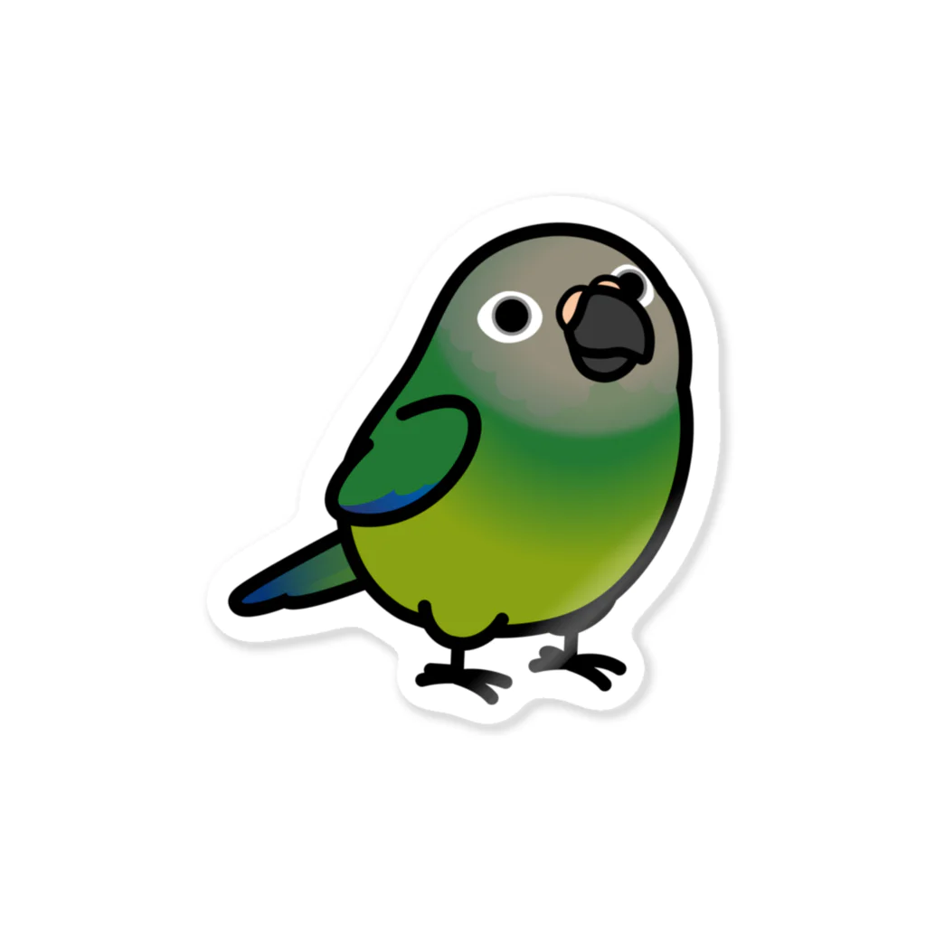 Cody the LovebirdのChubby Bird シモフリインコ Sticker