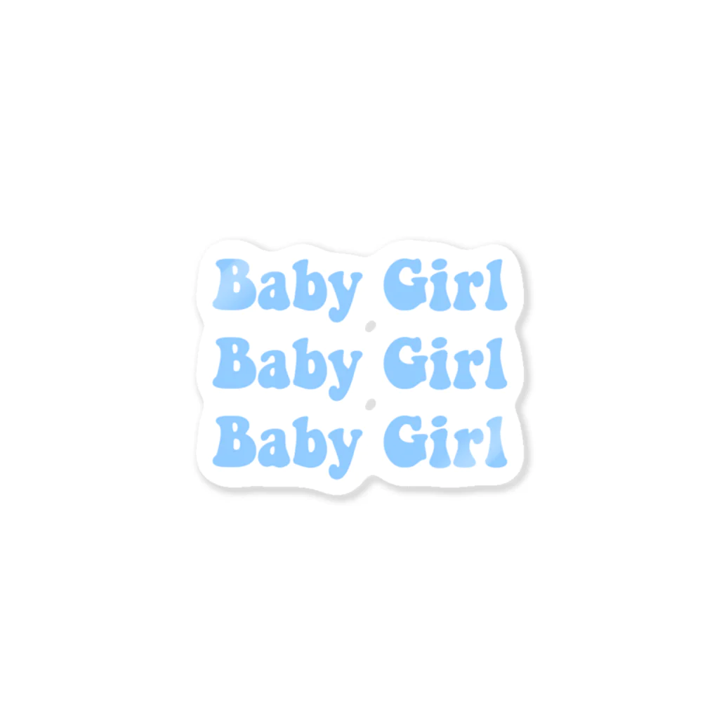 #MayuARTのBaby Girl ステッカー