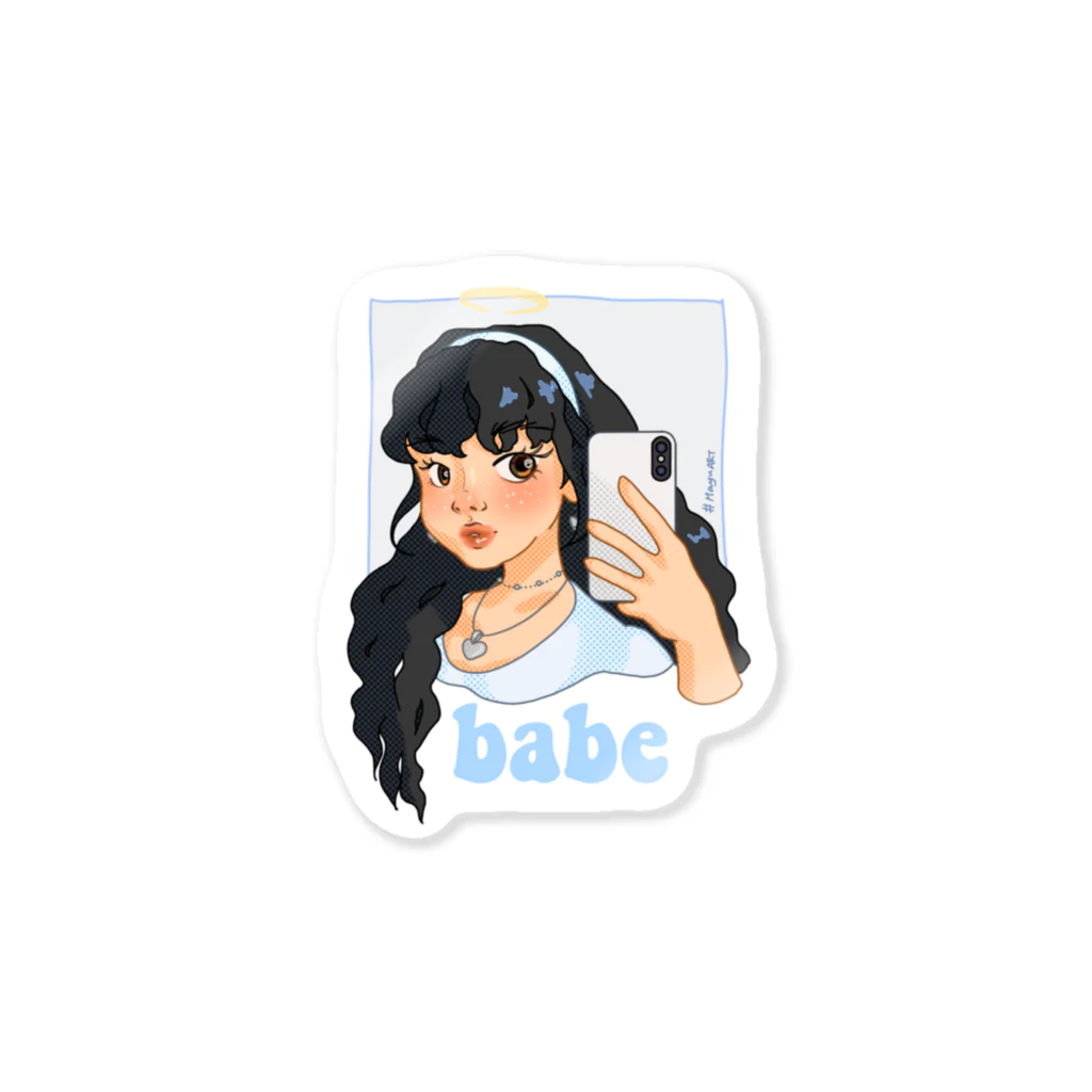 #MayuARTのBaby Girl Sticker