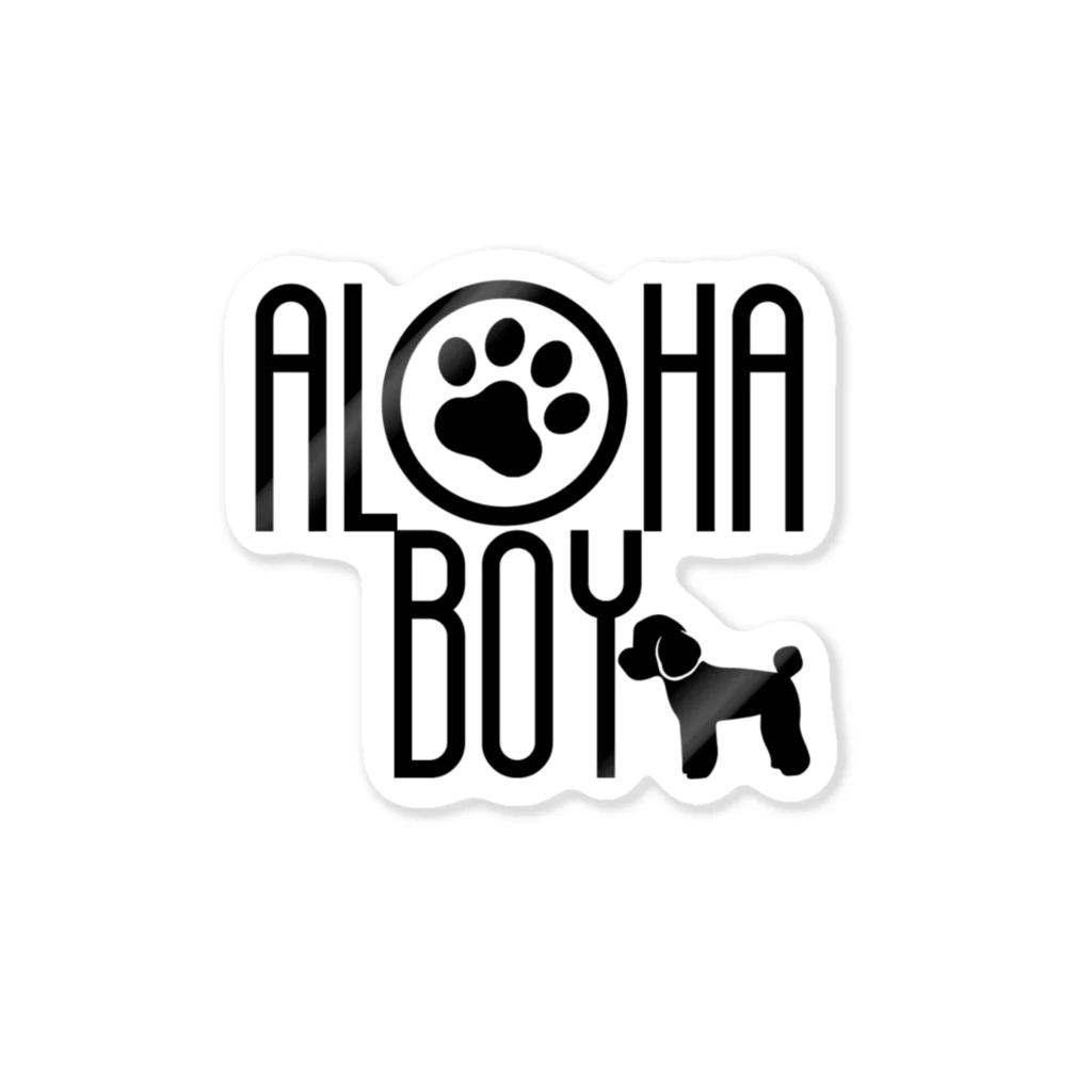 ALOHABOY&LOCOGIRLのALOHABOY ステッカー