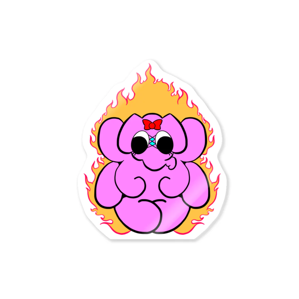 PINKIE JUNKIEの魔除の呪符【愛】 Sticker