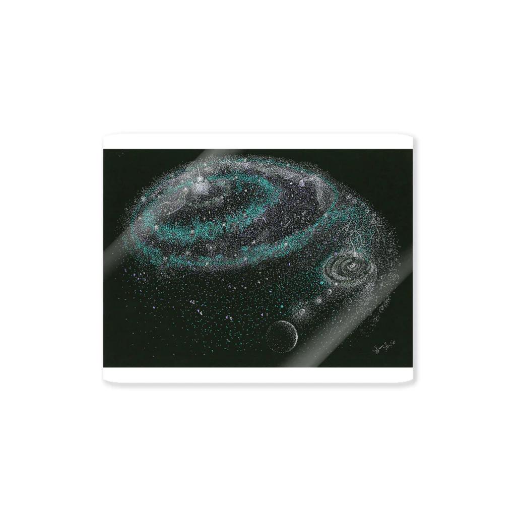 宇宙点描画~水華~のcosmic　003 Sticker