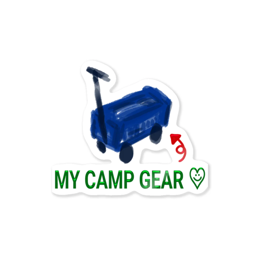 TaniGonのMy camp gear Sticker