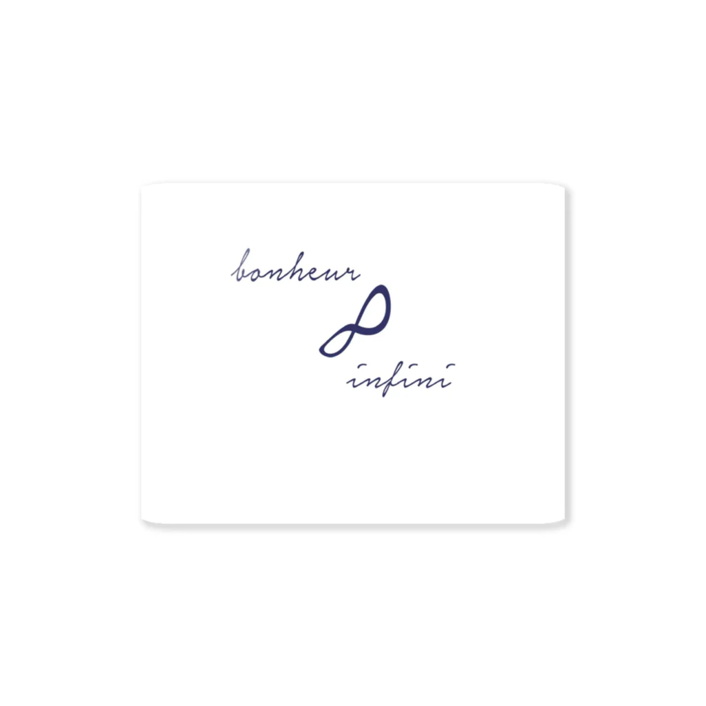 bonheur ∞ infini ボヌールアンフィニのbonheur ∞ステッカー Sticker