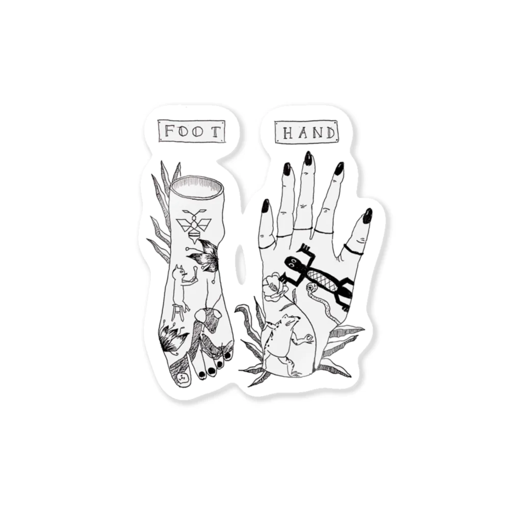 -SIMA-のFOOT&HAND Sticker