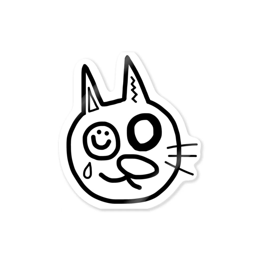 hinnaのmeow 猫 ネコ cat cute  Sticker