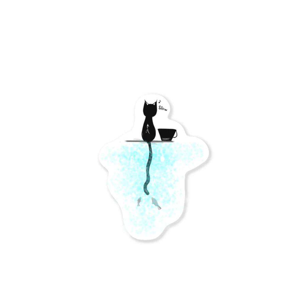 TwilighTのしっぽの長い猫 Sticker