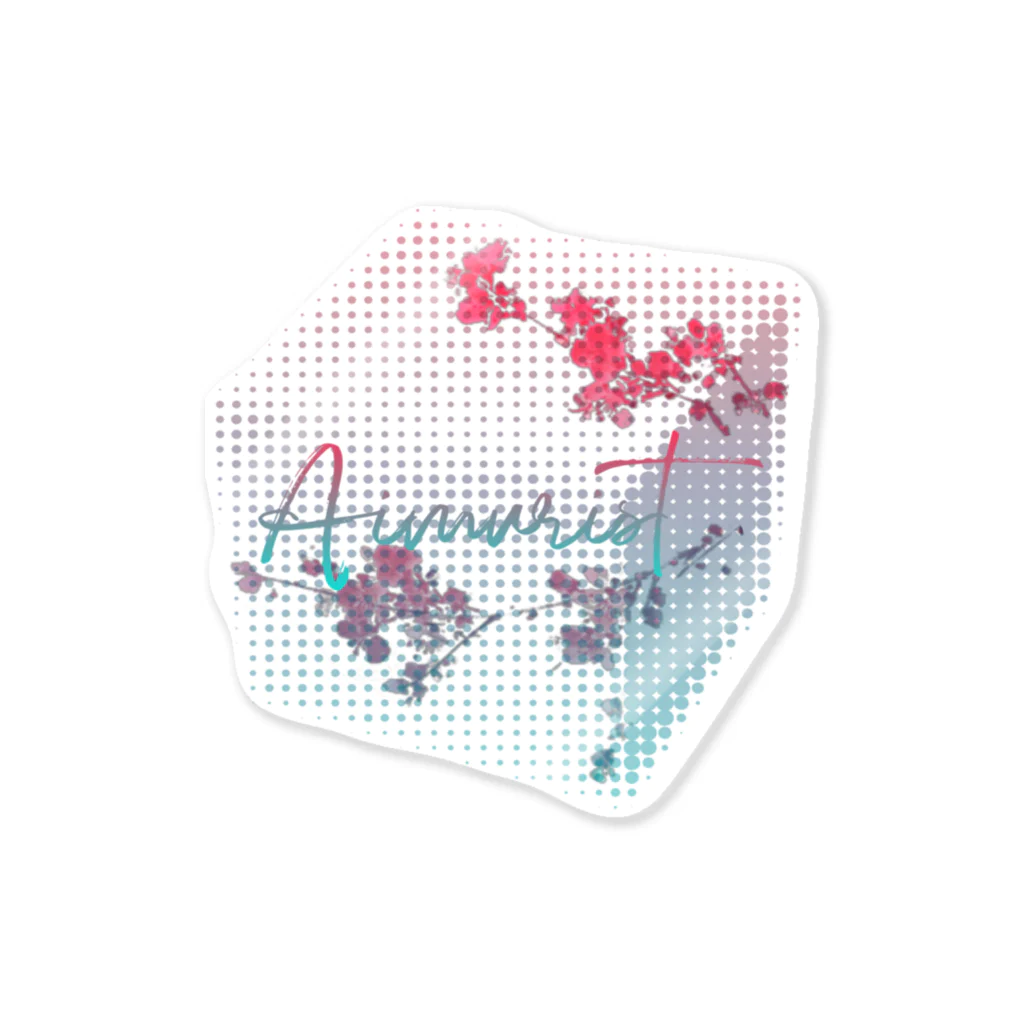 Aimurist のキューブ　花 Sticker