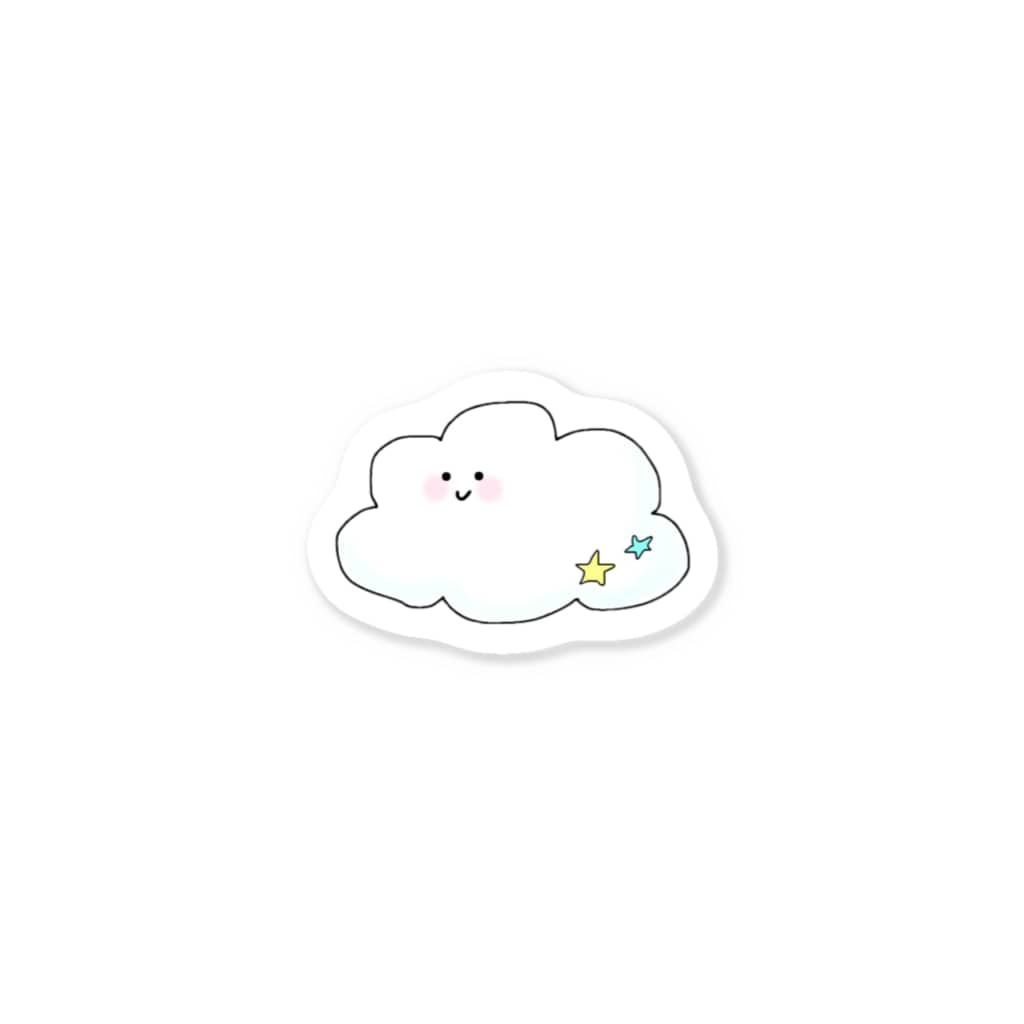 もくもく雲ちゃん なでしこ デザイン Nadeshiko のステッカー通販 Suzuri スズリ もくもく雲ちゃん なでしこ デザイン Nadeshiko のステッカー通販 Suzuri スズリ