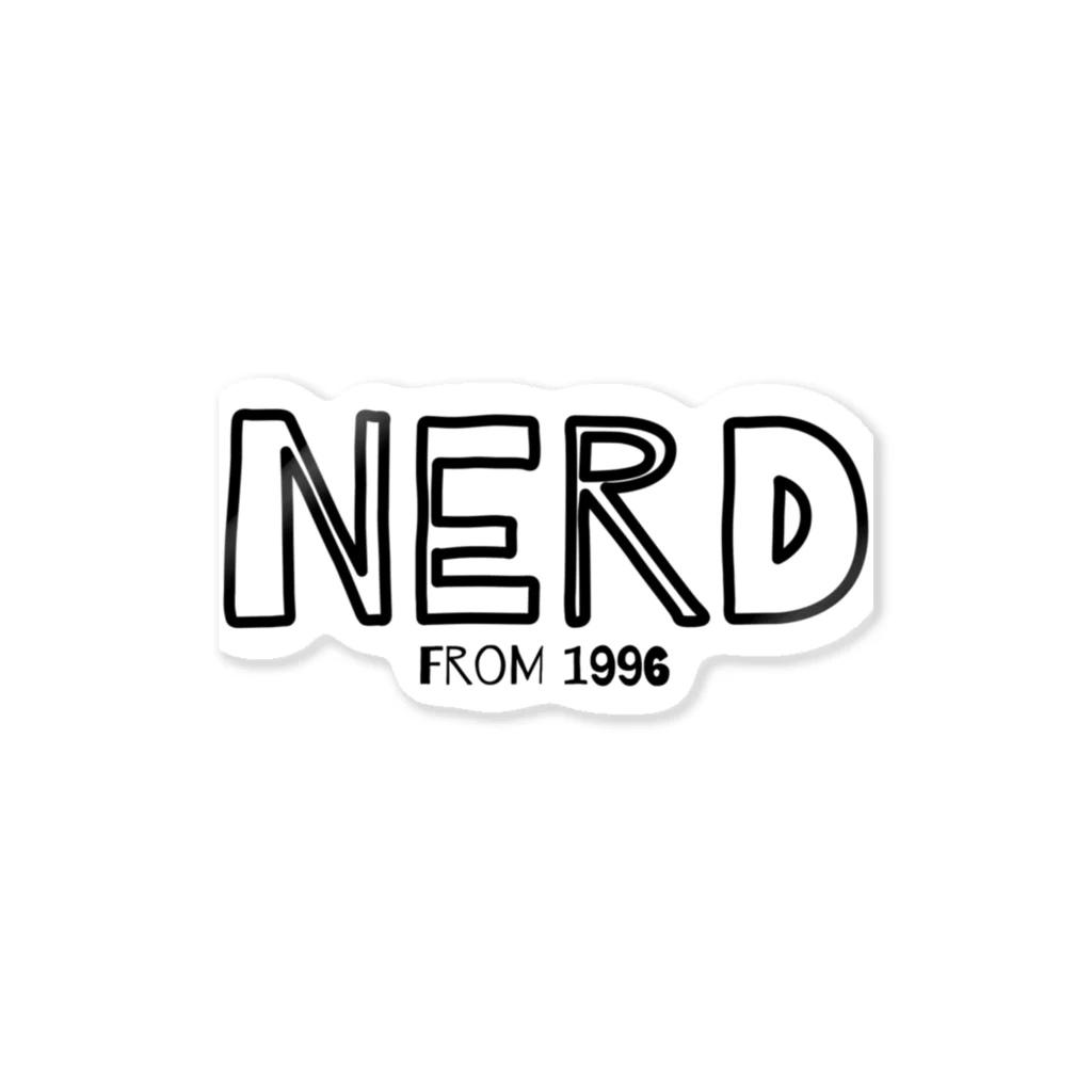 tom_because_のNERD-1996 ステッカー