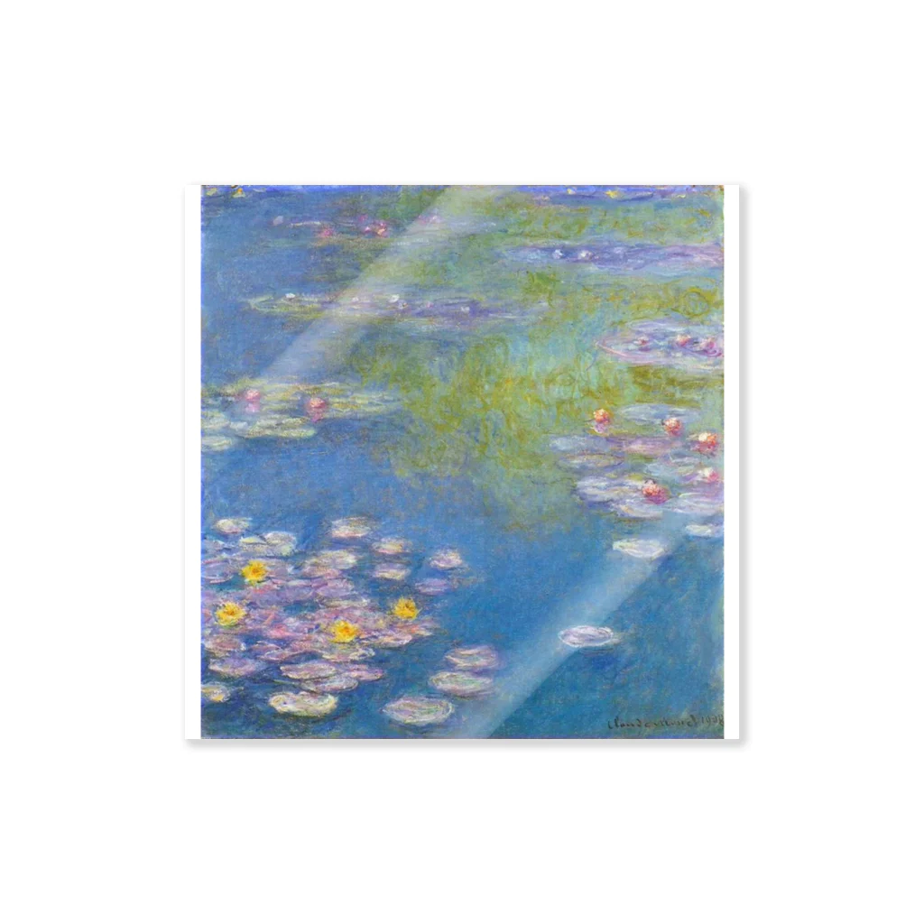 Art Baseのクロード・モネ / 1908 / Water Lilies / Claude Monet ステッカー