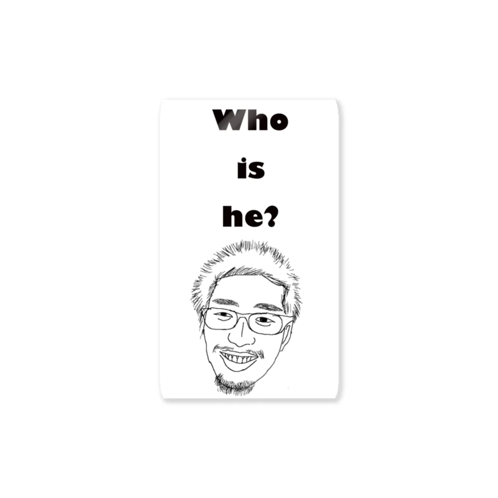 MorrissのWho is he? Sticker
