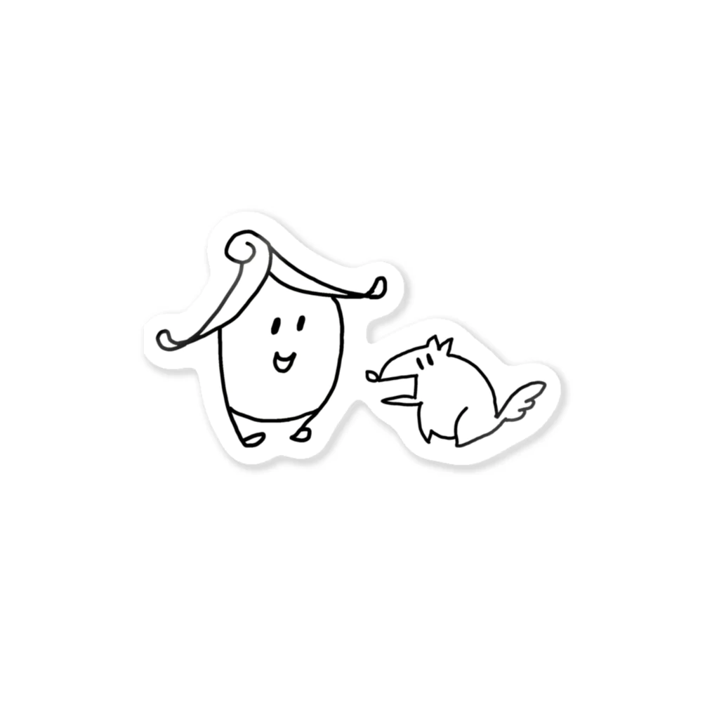 BUKUROの介くんとゴーちゃん Sticker