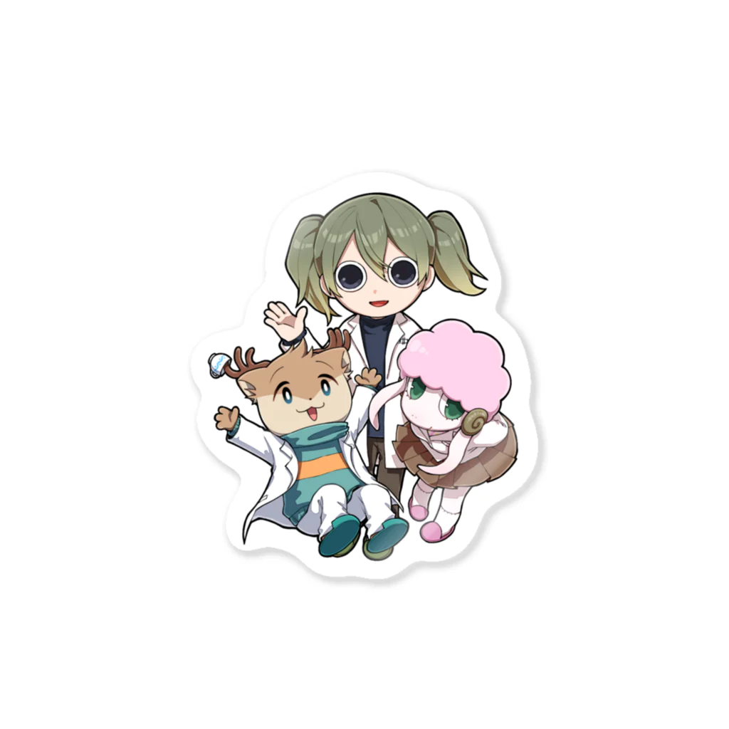 柊ワサビのLaboratory members Sticker