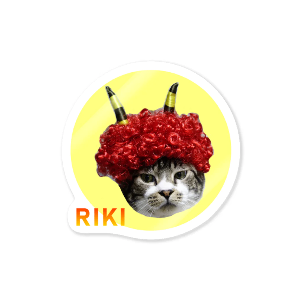 RIKICHANNEL OFFICIAL SHOPの赤鬼リキちゃん Sticker