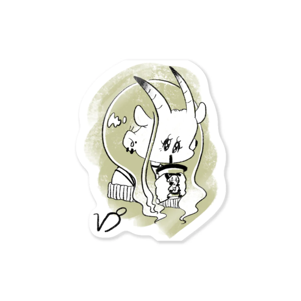 mechanのhoroscope-山羊座 Sticker