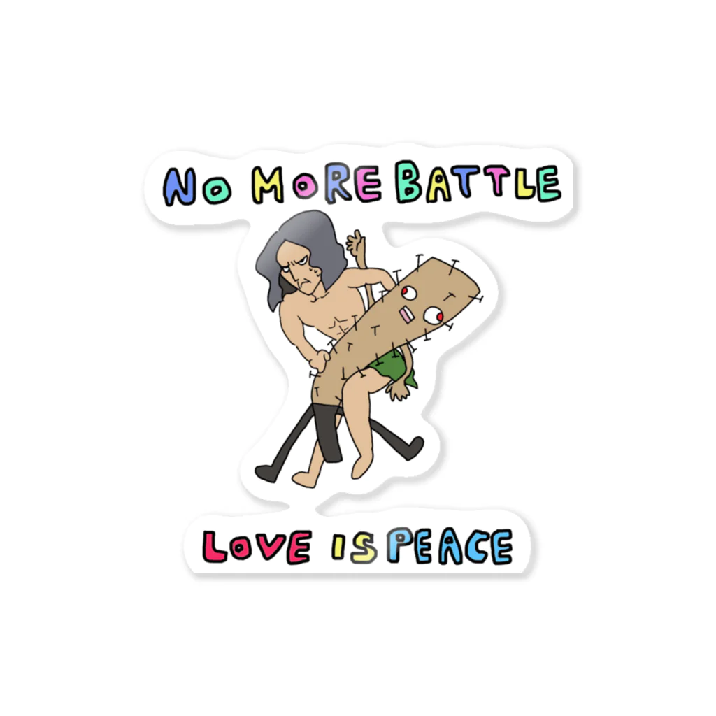 スタジオNGC　オフィシャルショップの野水伊織 作『LOVE IS PEACE』 Sticker