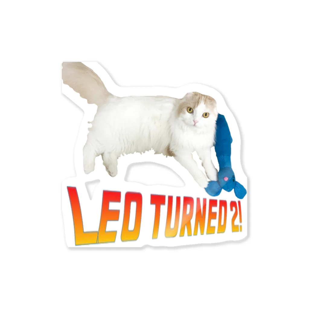 TMONSTER GAMESのLeo cats ステッカー