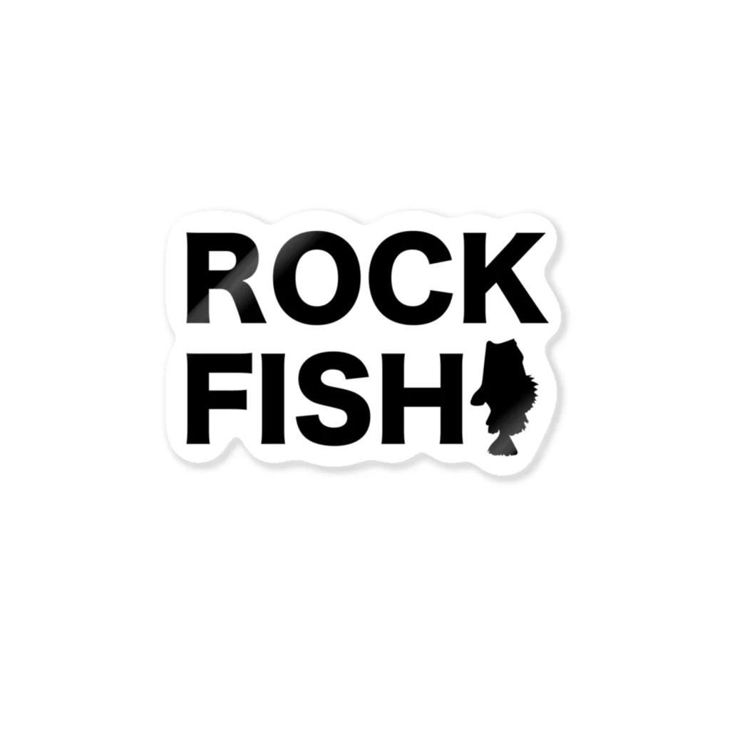 wakasakuのROCKFISHステッカー Sticker