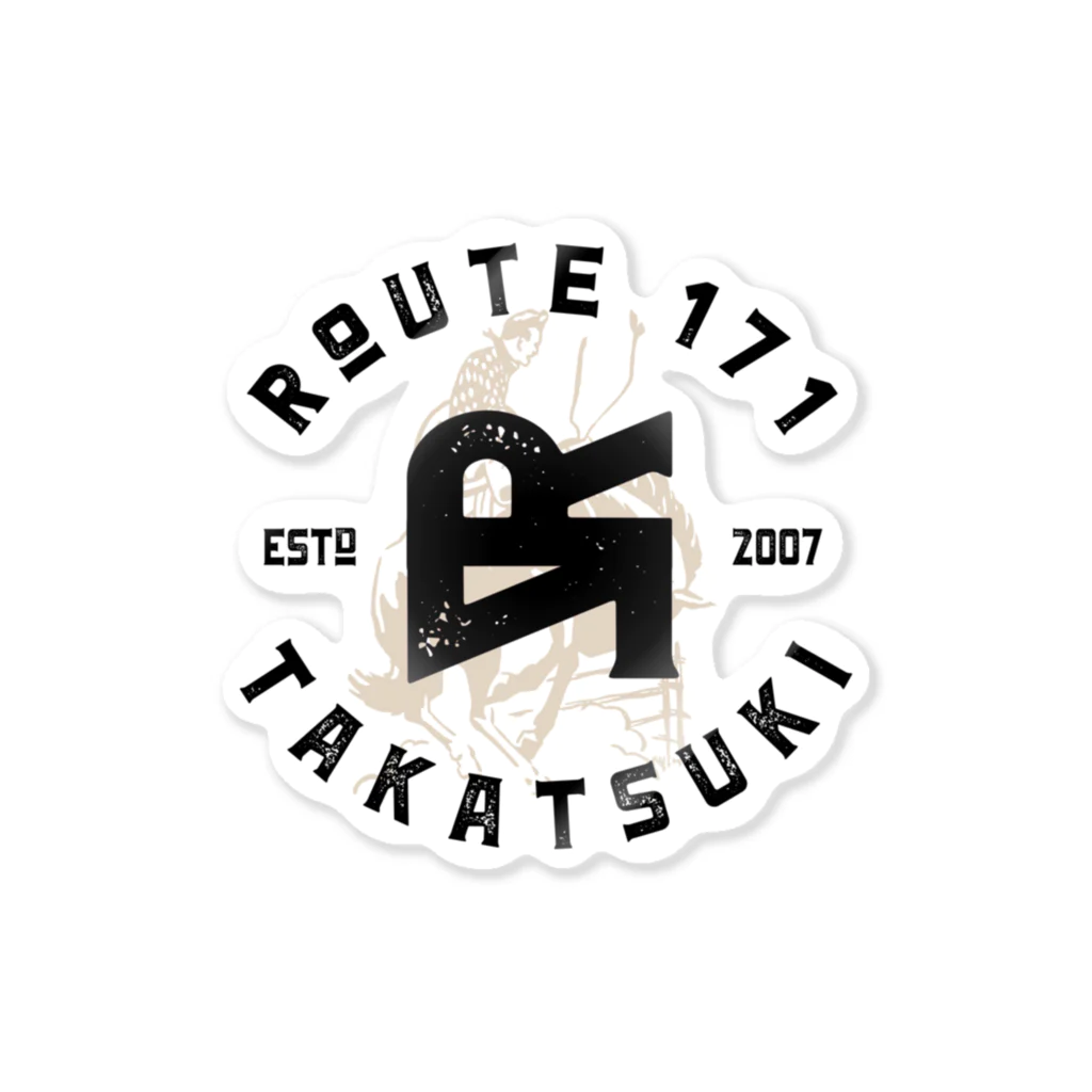 SaloonRoute171のRoute 171 with Brand ステッカー