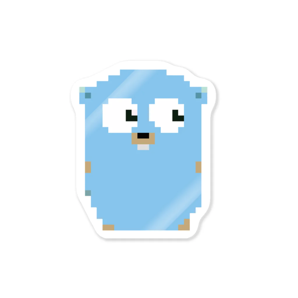 moriのピクセルGopherくん Sticker