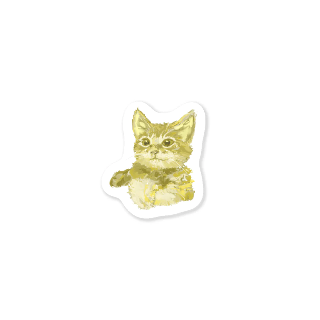 あふかやの茶トラこねこ Sticker