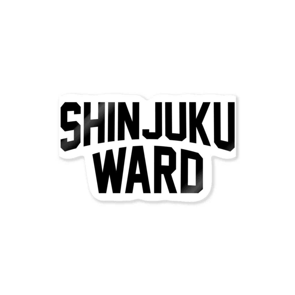 JIMOTOE Wear Local Japanのshinjuku ward　新宿 Sticker