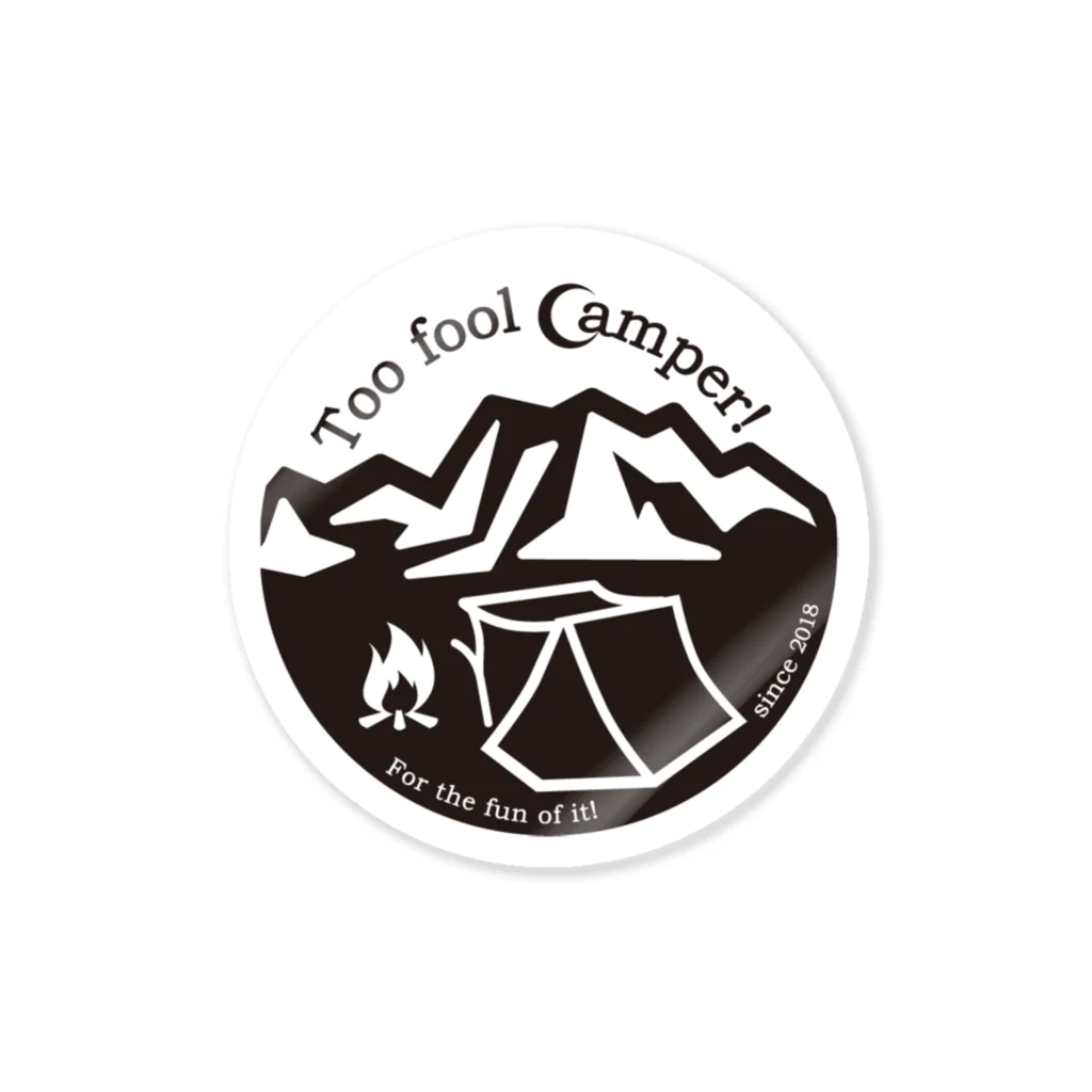 Too fool campers Shop!のOriginal Logo ステッカー