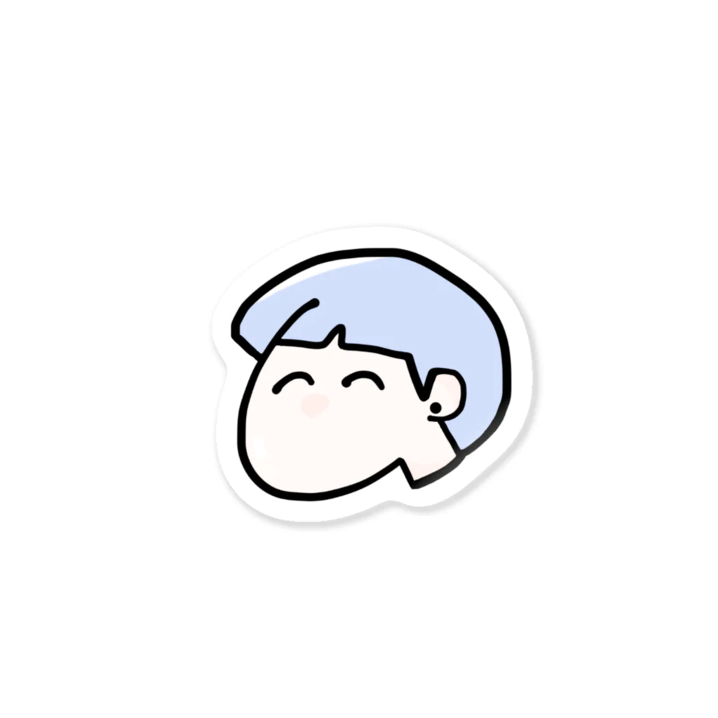 おみせのあお山くん Sticker