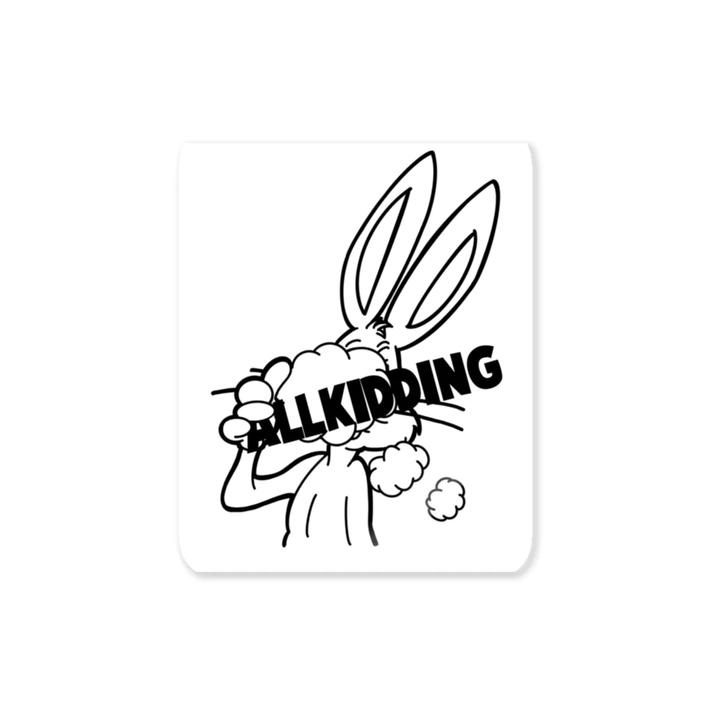 ALLKIDDING STOREのALLKIDDINGステッカー Sticker