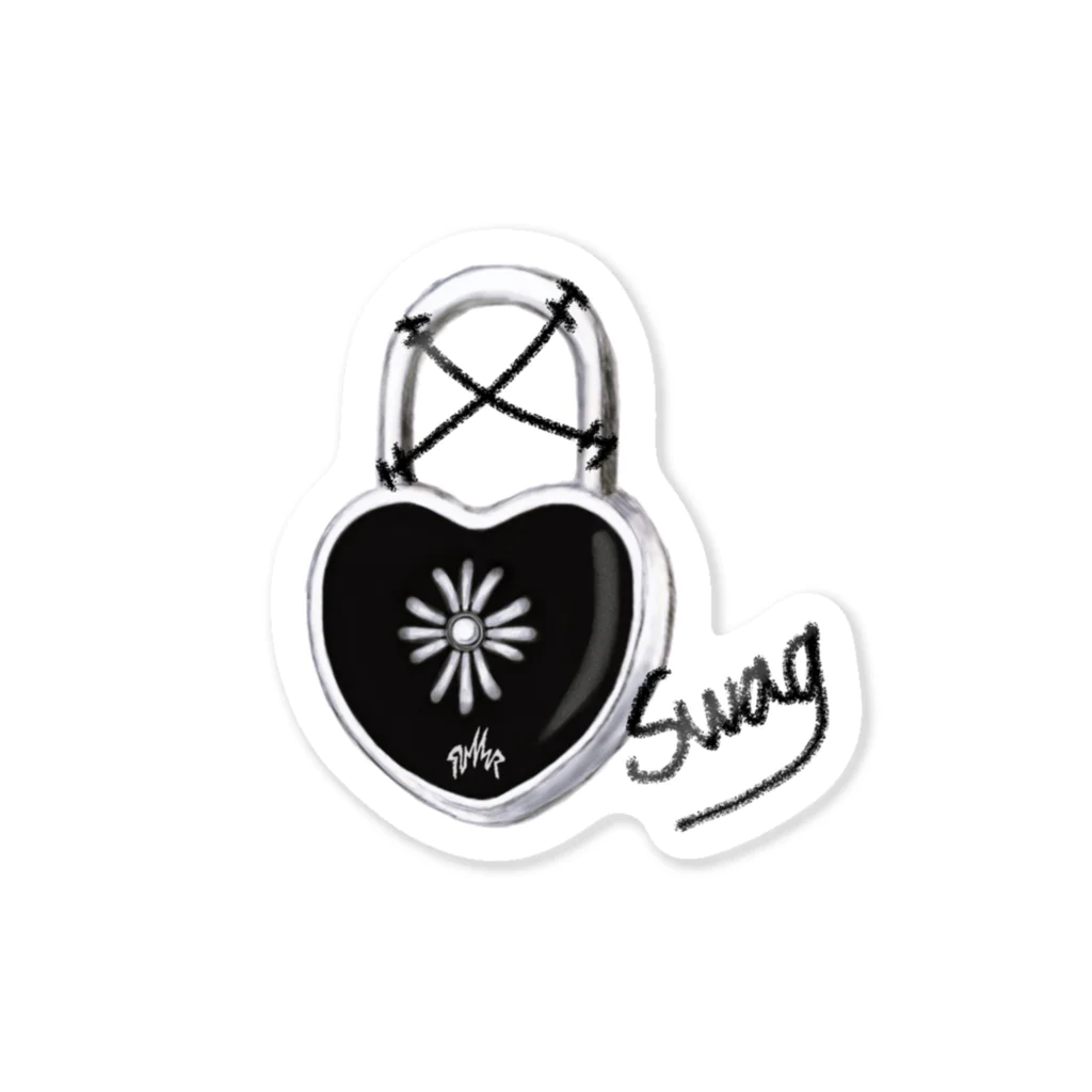 ЯMMRのswag padlock ステッカー