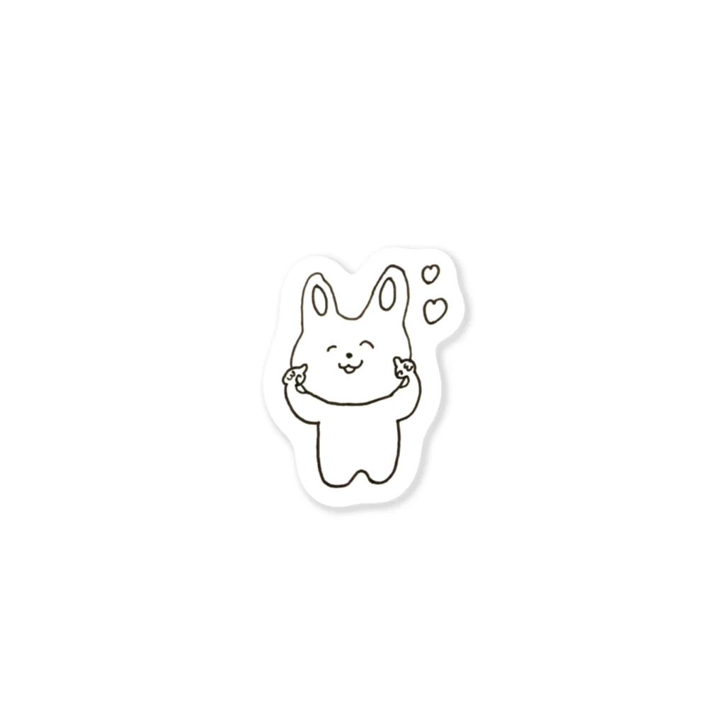 ぶぅちょろ🐶🐻🧡のうさぎのぷぅちゃん🐰 Sticker