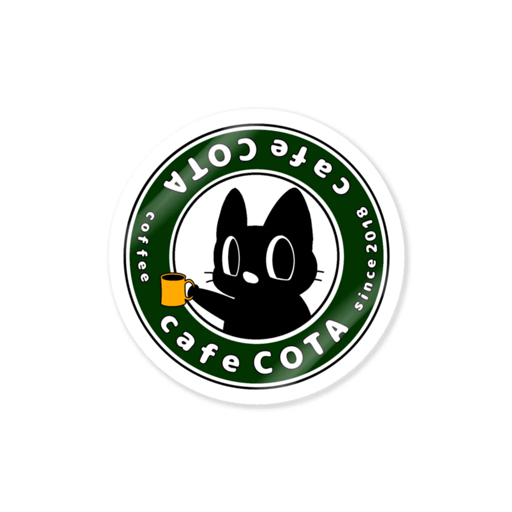 cafeCOTA-SHOPのカフェコタ Sticker