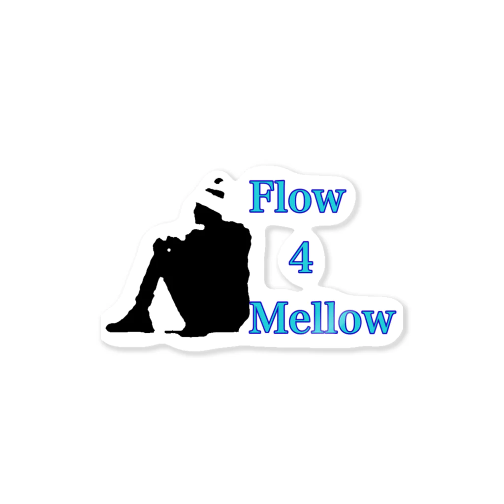 Flow_4_MellowのF4M  ステッカー